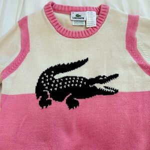 Lacoste knit sweater